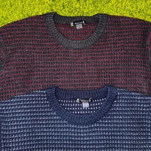 Smartwool Ripple Ridge Tick Stitch Crew Sweater Bundle Sz Large